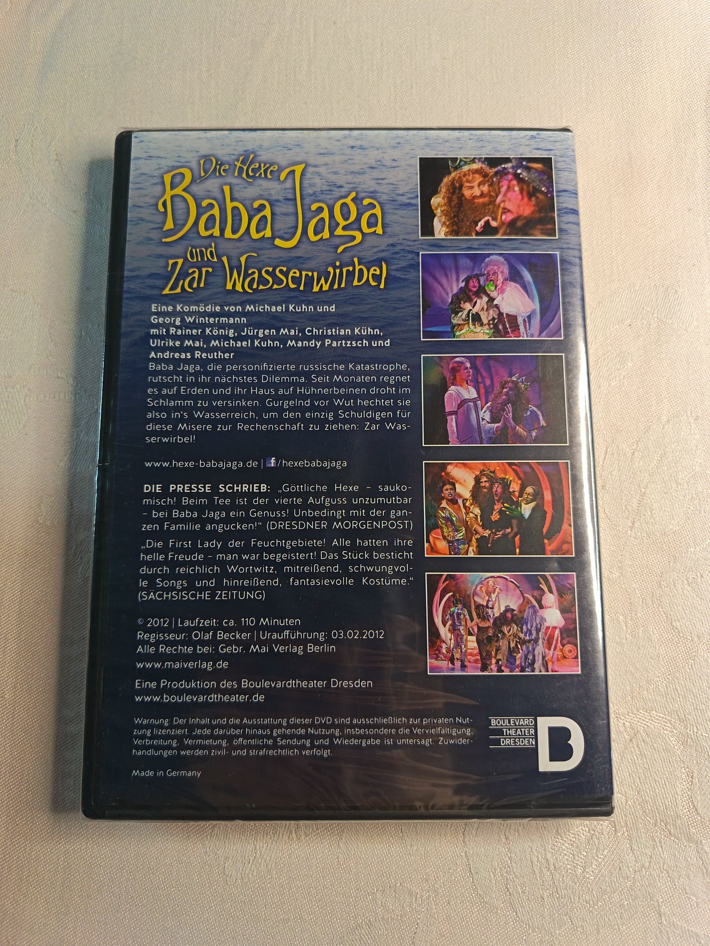 Die Hexe Baba Jaga und Zar Wasserwirbel | DVD | NEU & OVP | Boulevardtheater Dresden
