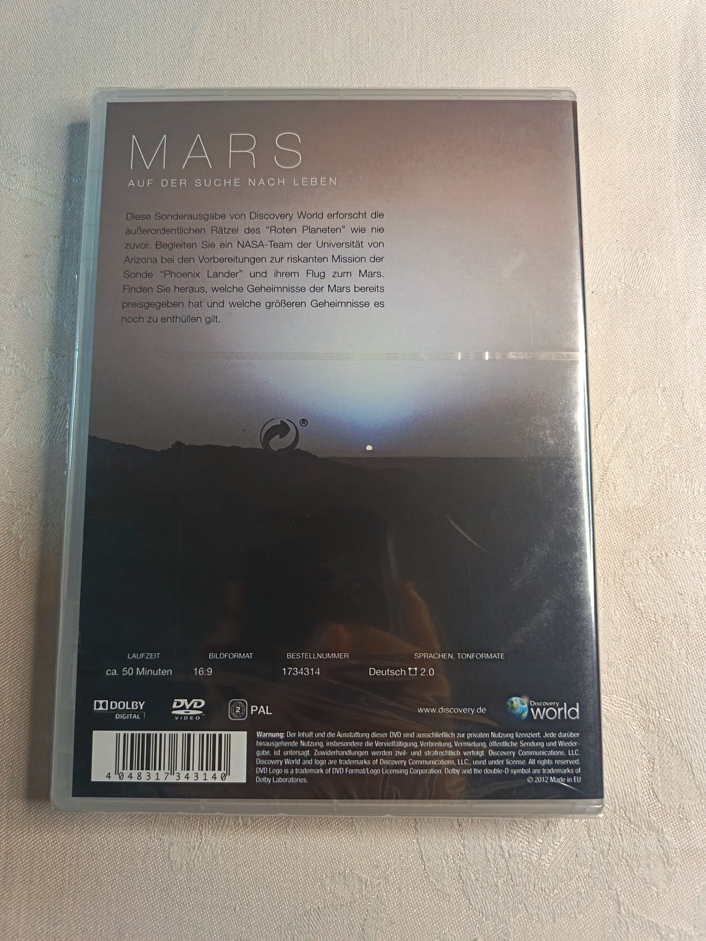 MARS - Auf der Suche nach Leben | Discovery World DVD | NEU & OVP