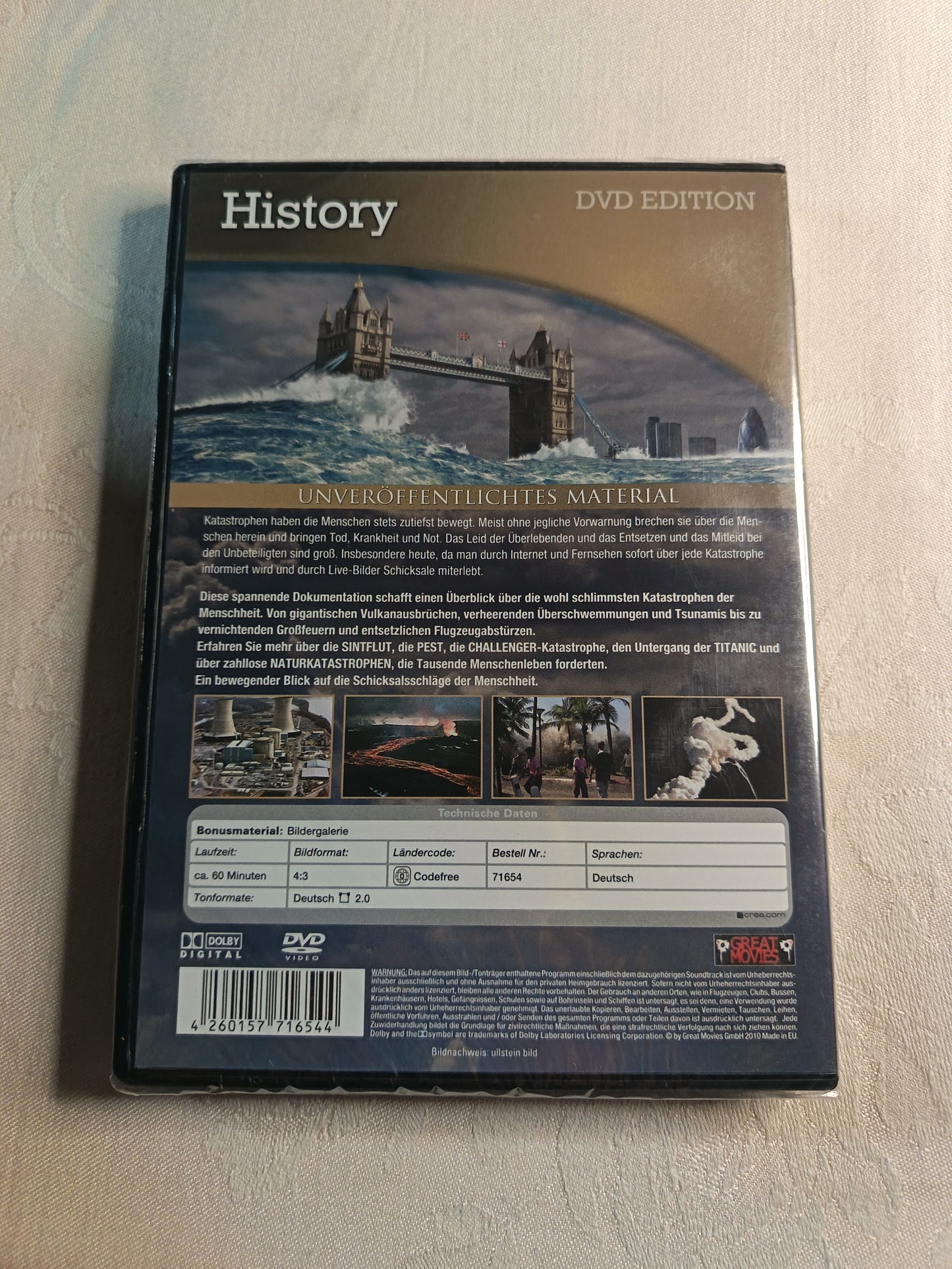 Die schlimmsten Katastrophen der Menschheit | DVD | NEU & OVP | History Edition