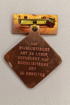DDR Auszeichnung "Aktivist der sozialistischen Arbeit" – Klassische Rautenform
