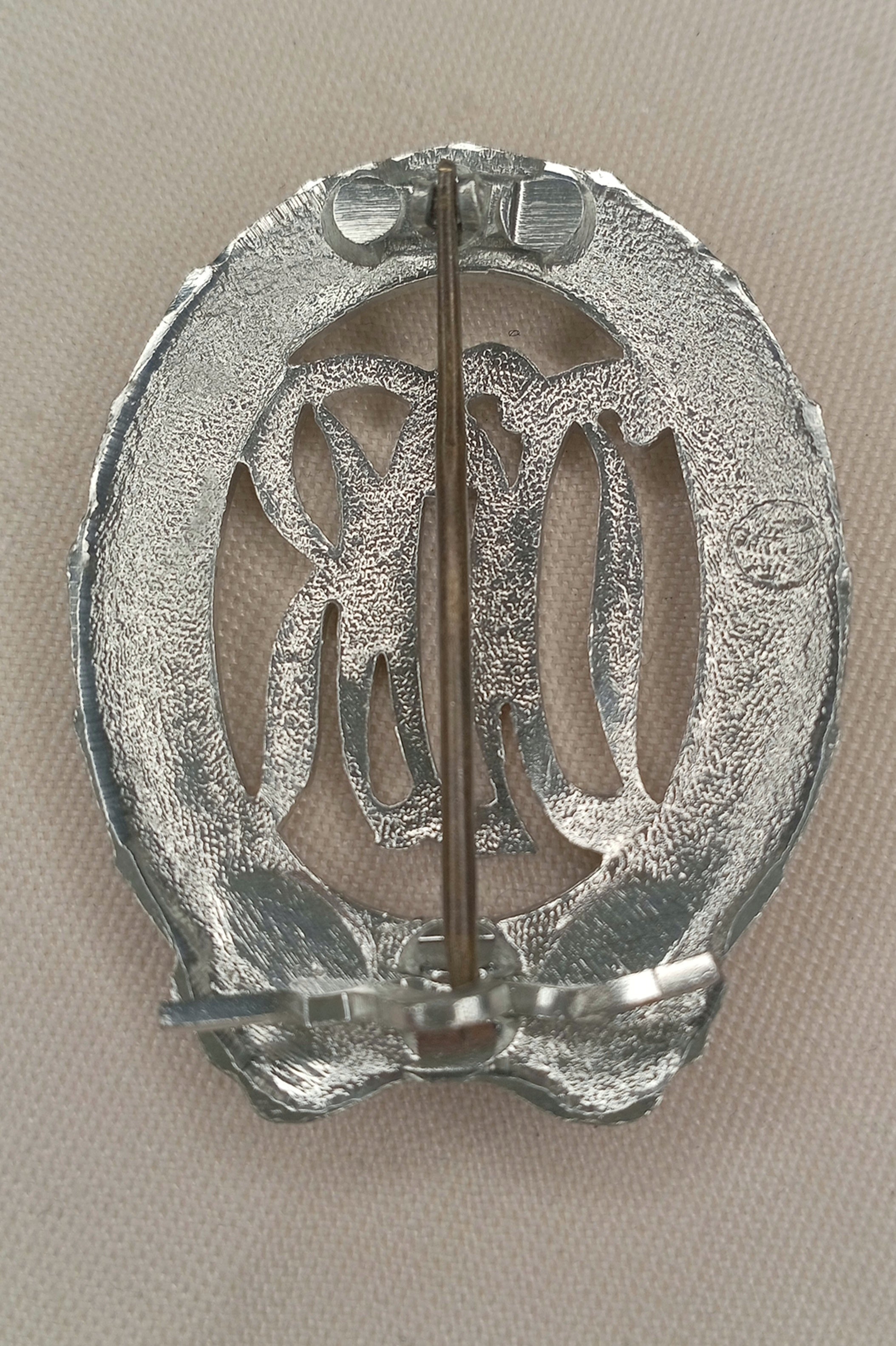 DDR Sportabzeichen (Groß): "BEREIT ZUR ARBEIT UND ZUR VERTEIDIGUNG DER HEIMAT" – Stufe Silber