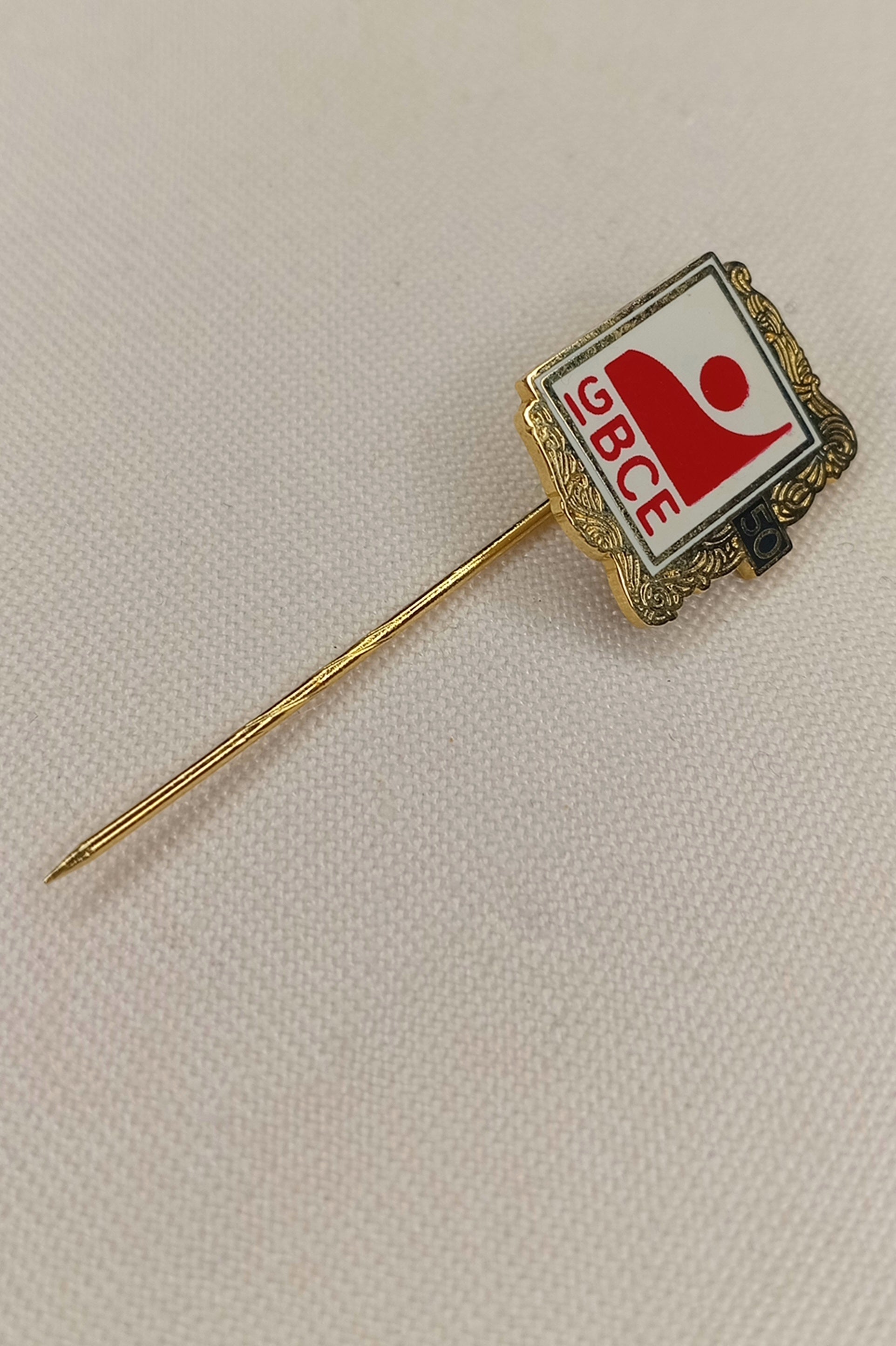 Gewerkschafts-Nadel IG BCE: "50 Jahre Mitgliedschaft" – Ehrennadel (3g)
