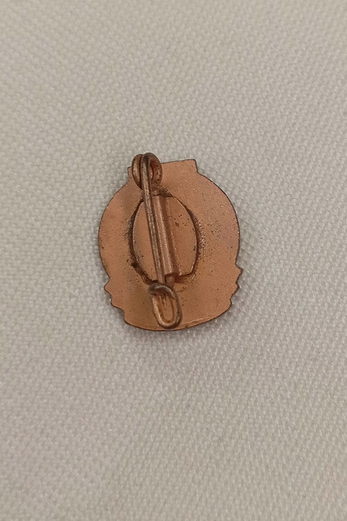 DDR Abzeichen NAW: "VII. Parteitag" (1967) – Nationales Aufbauwerk (Kupferfarben)