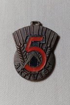 DDR Abzeichen Aktivist des 5 Jahresplans ohne Anstecknadel