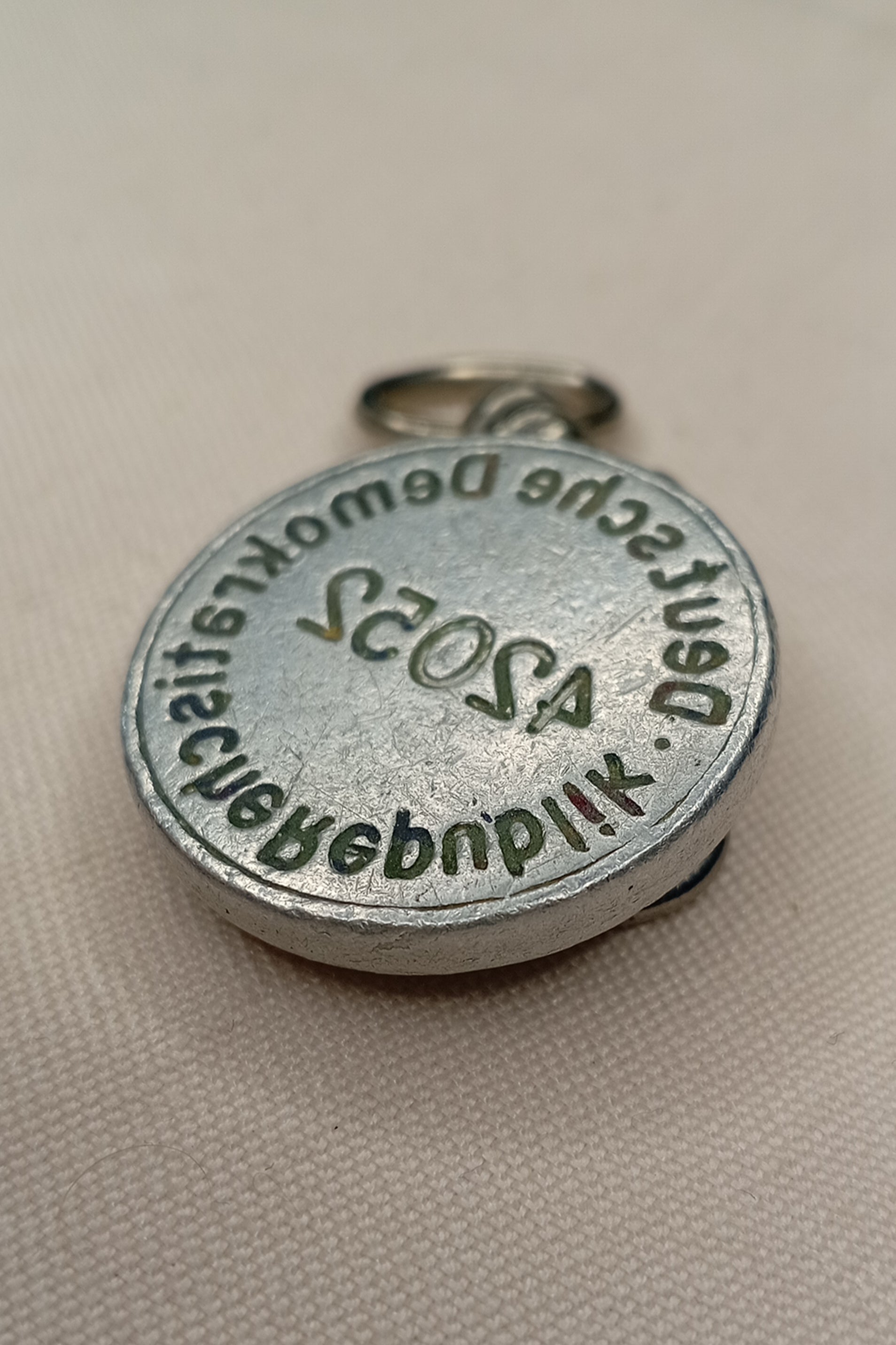 DDR Dienstsiegel / Petschaft: "Deutsche Demokratische Republik" – Nr. 42052 (Aluminium)