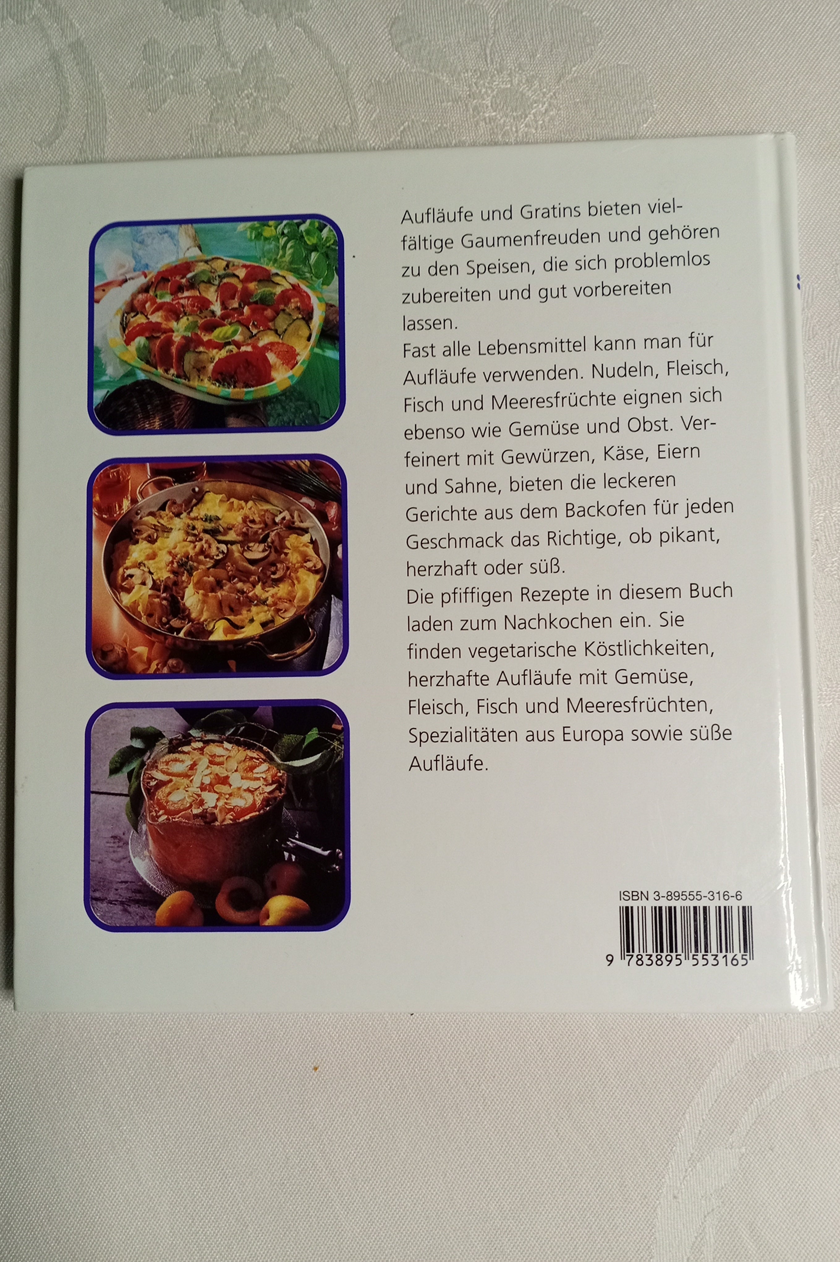 Kochbuch: "Aufläufe" – Vielseitige Ideen aus dem Backofen (96 Seiten, Hardcover)