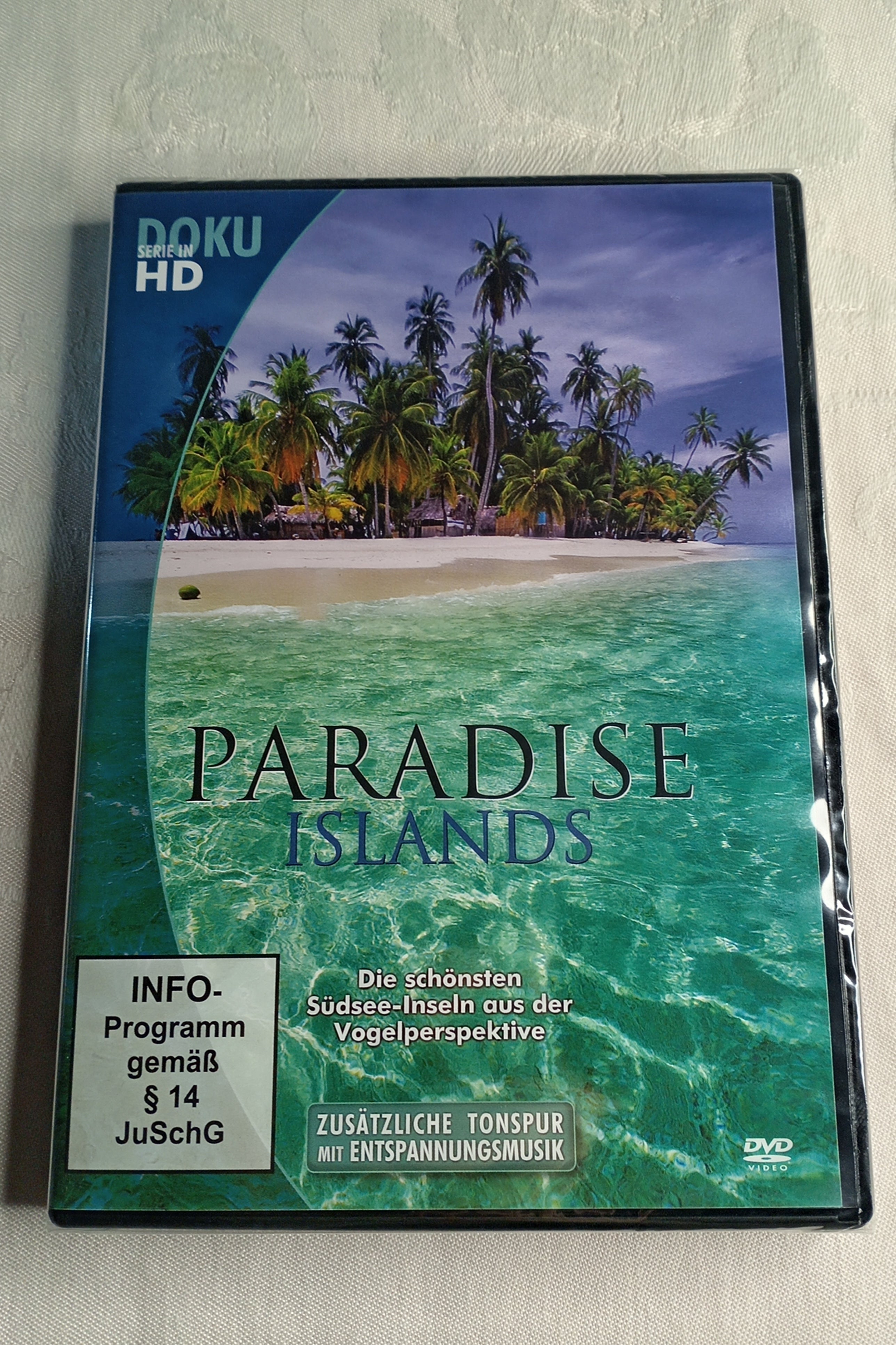 DVD "Paradise Islands" – Trauminseln & Entspannung (Neu & OVP) – Doku in HD-Qualität