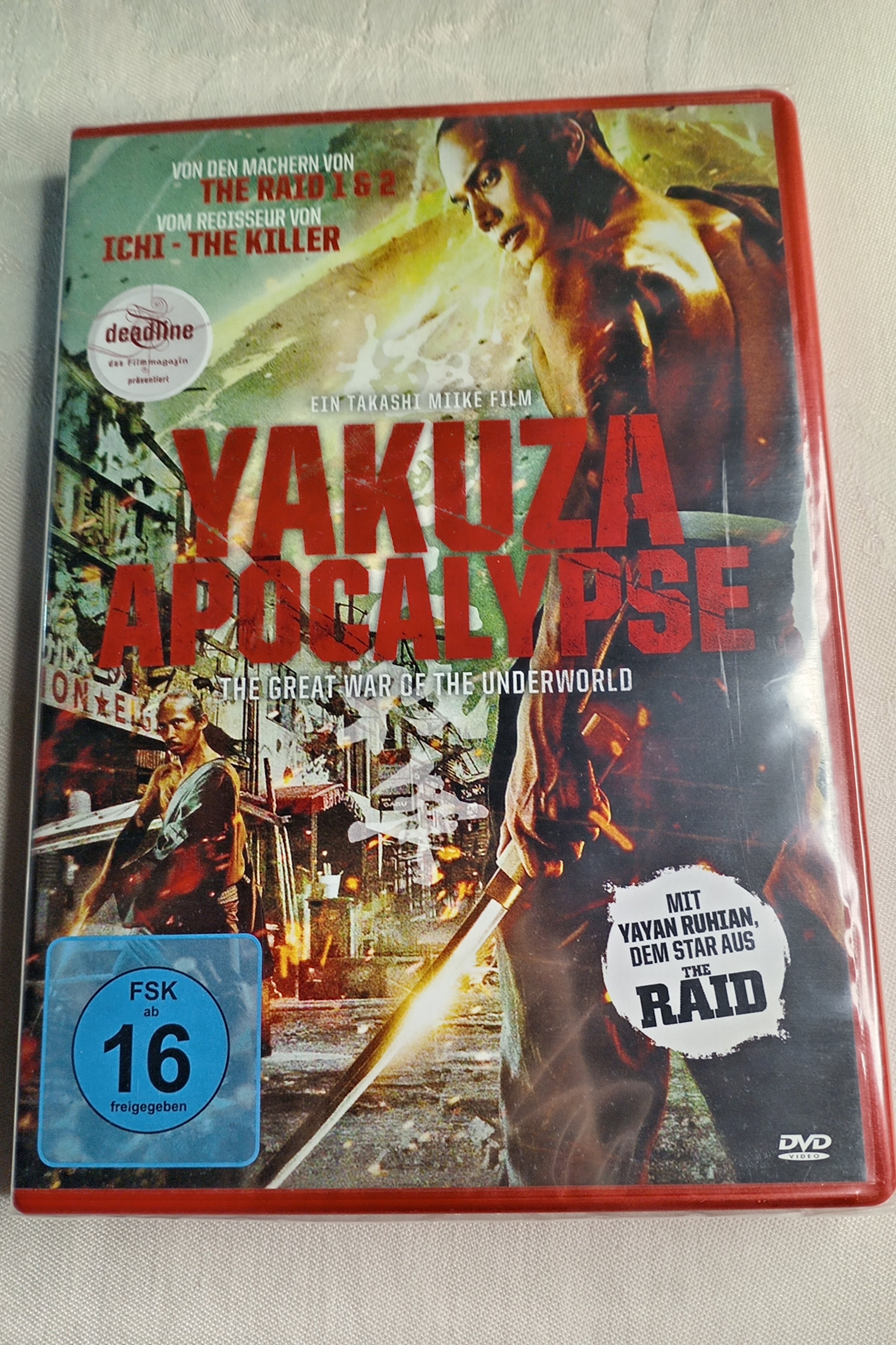DVD "Yakuza Apocalypse" – Takashi Miike (Neu & OVP) – Action/Horror Kult