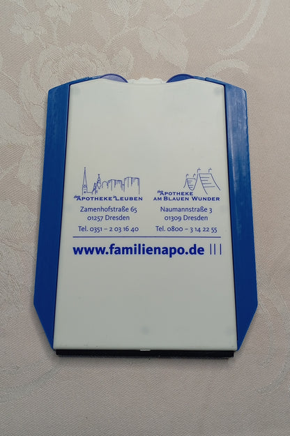 Parkscheibe & Eiskratzer "Dresden Edition" – Blaues Wunder & Leuben (StVO-konform)