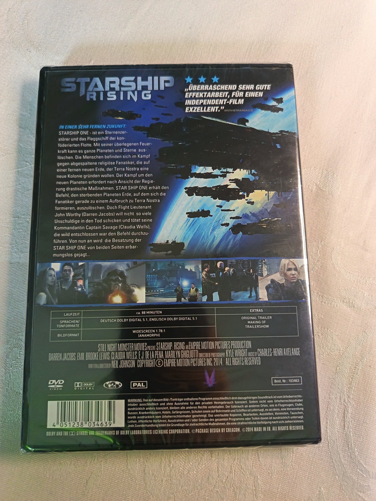 Starship Rising | DVD | NEU & OVP | Sci-Fi Action / Weltraum-Saga