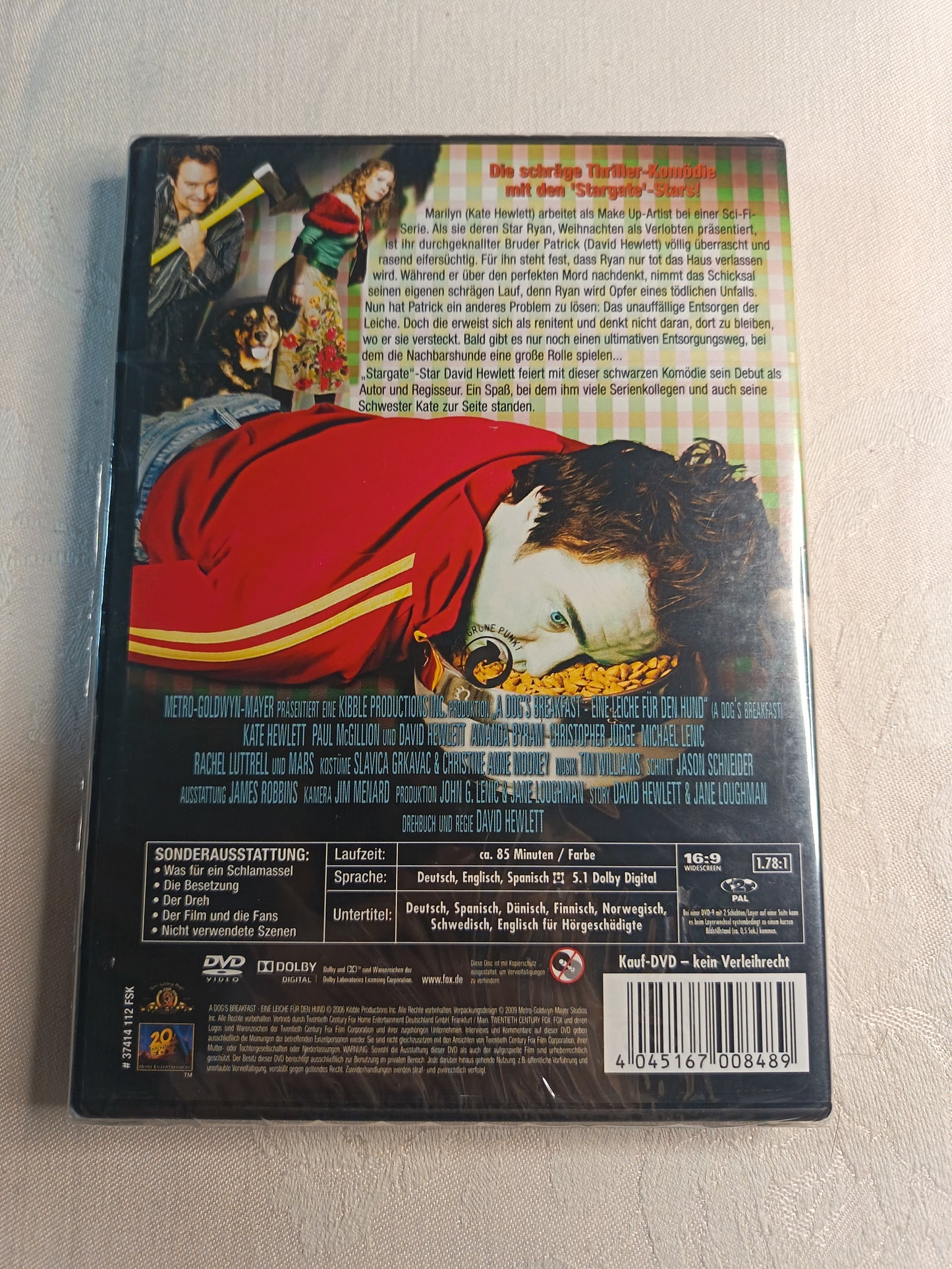 A Dog's Breakfast - Eine Leiche für den Hund | DVD | NEU & OVP | Mit David Hewlett