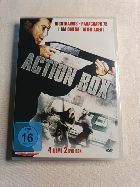 Action Box - 4 Filme | 2 DVD Box | NEU & OVP | Mit Sylvester Stallone & Mark Dacascos