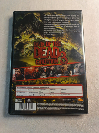 Days of the Dead 3: Evilution | DVD | NEU & OVP | Zombie-Horror mit James Duval