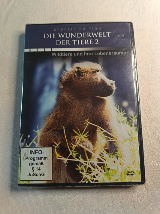 Die Wunderwelt der Tiere 2 - Wildtiere und ihre Lebensräume | DVD | NEU & OVP | Special Edition