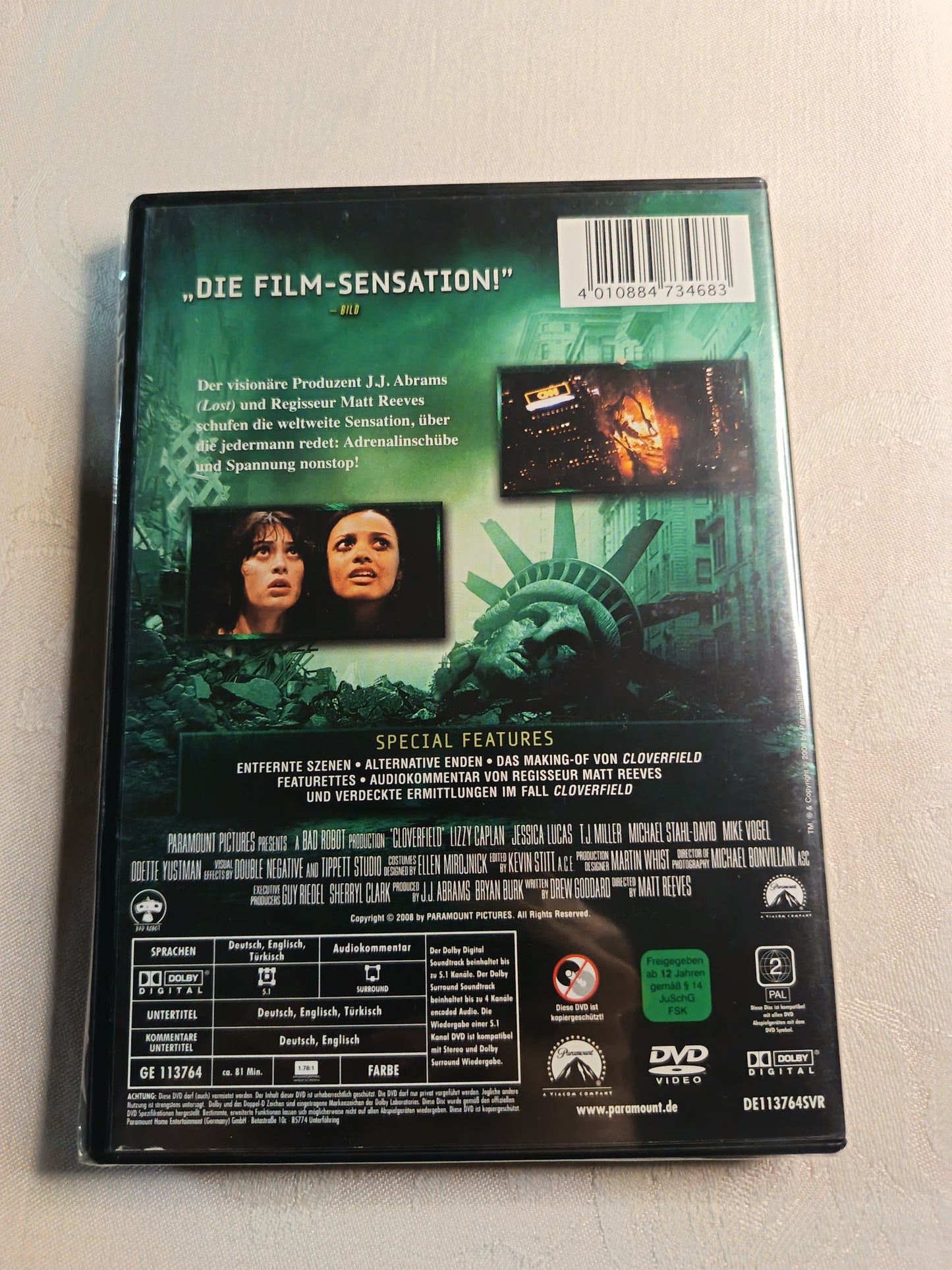 Cloverfield | DVD | NEU & OVP | Produziert von J.J. Abrams