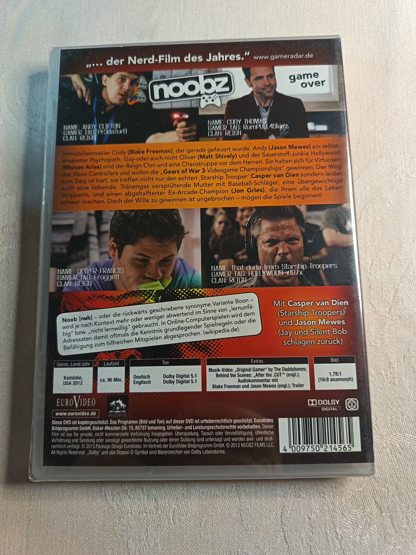 noobz | DVD | NEU & OVP | Mit Jason Mewes & Casper Van Dien