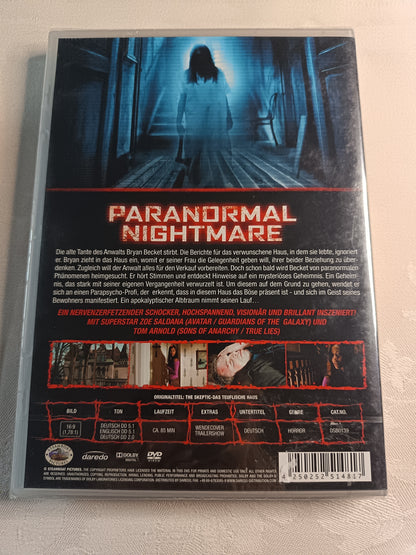Paranormal Nightmare - The Skeptic | DVD | NEU & OVP | Mit Zoe Saldana & Tom Arnold