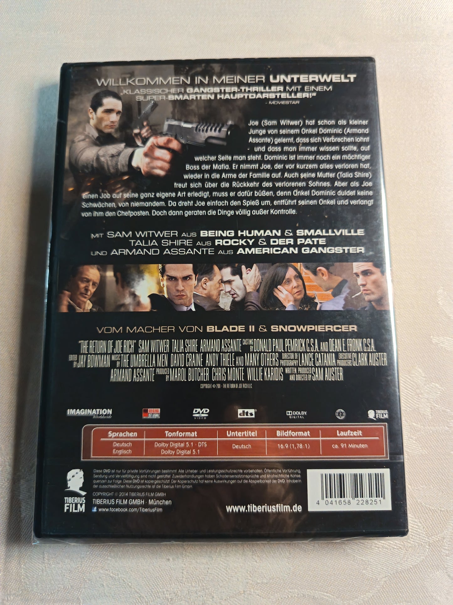 The Return of Joe Rich | DVD | NEU & OVP | Mafia-Thriller mit Sam Witwer & Armand Assante