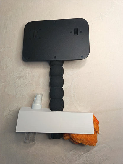 Westfalia Autoscheiben-Innenreiniger | NEU | Art. 922837 | Teleskop-Wischer mit Mikrofaser-Bezug & Sprühflasche