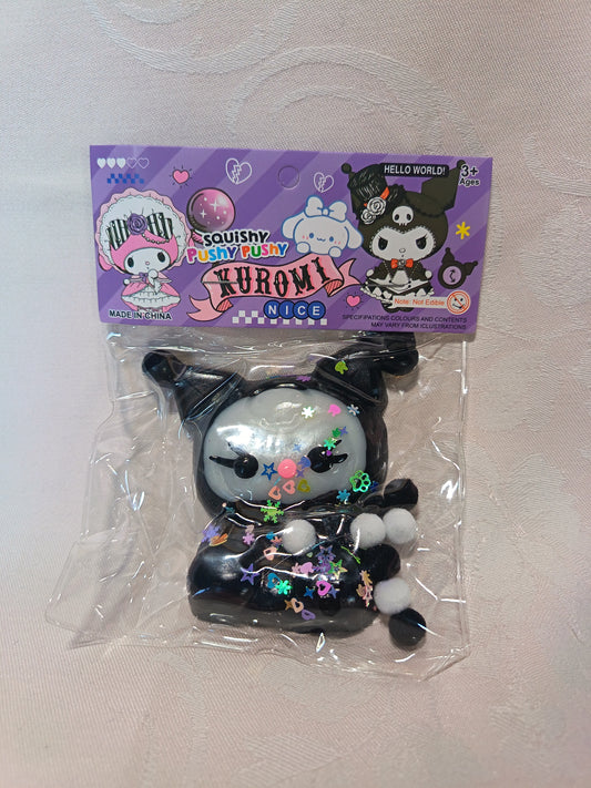 Kuromi Squishy Pushy Pushy – Süße Quetsch-Figur | NEU & OVP