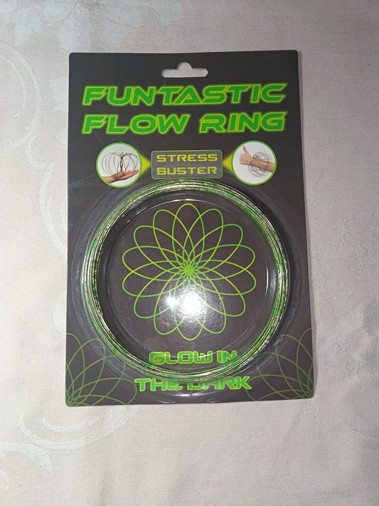 Funtastic Flow Ring | Kinetisches 3D-Spielzeug | Glow in the Dark | NEU