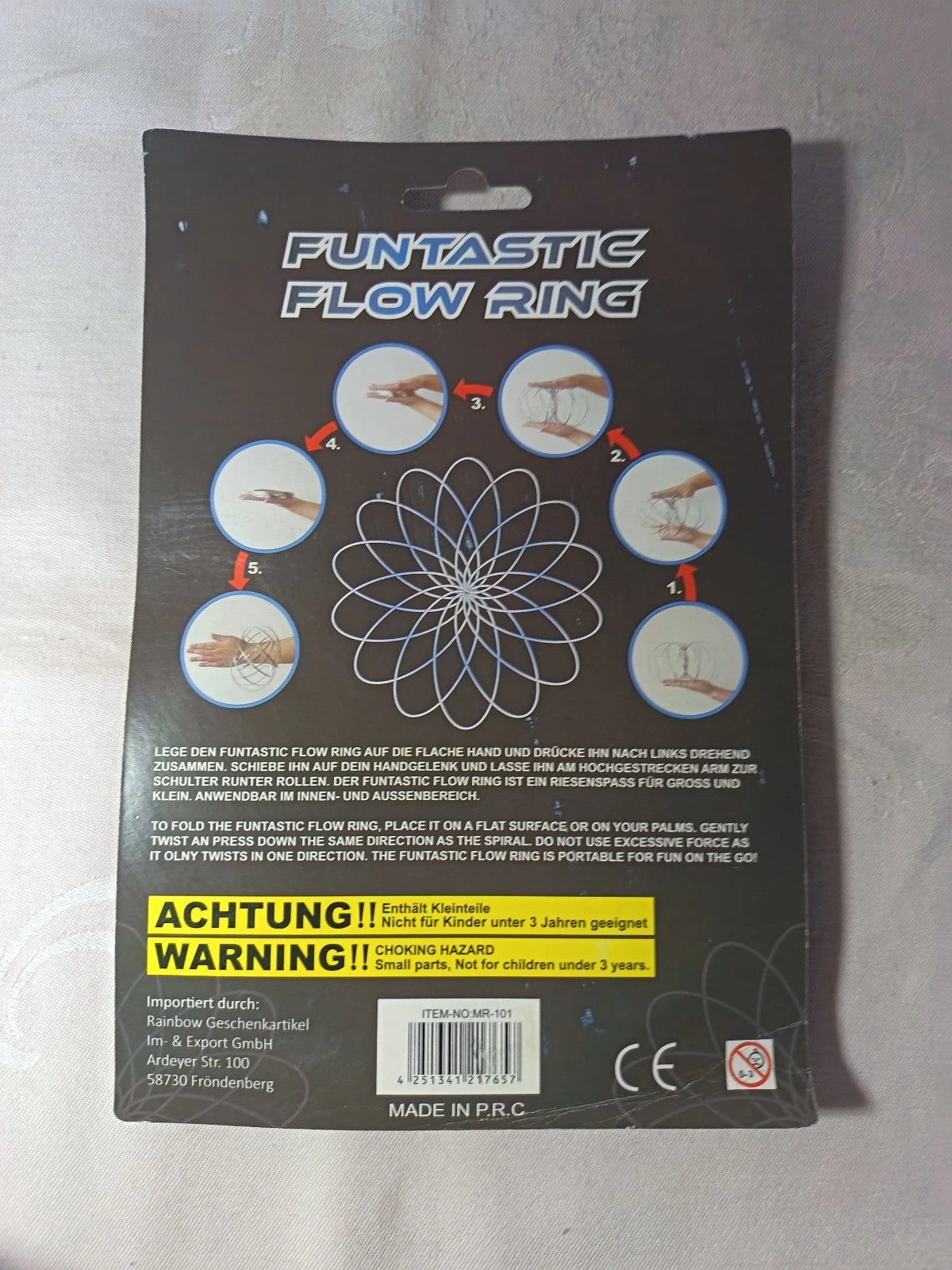 Funtastic Flow Ring | Kinetisches 3D-Spielzeug | Stress Buster | NEU