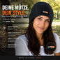 VIPER Beanie Strickmütze | Grau/Anthrazit | Rippstrick | 100% Acryl | NEU
